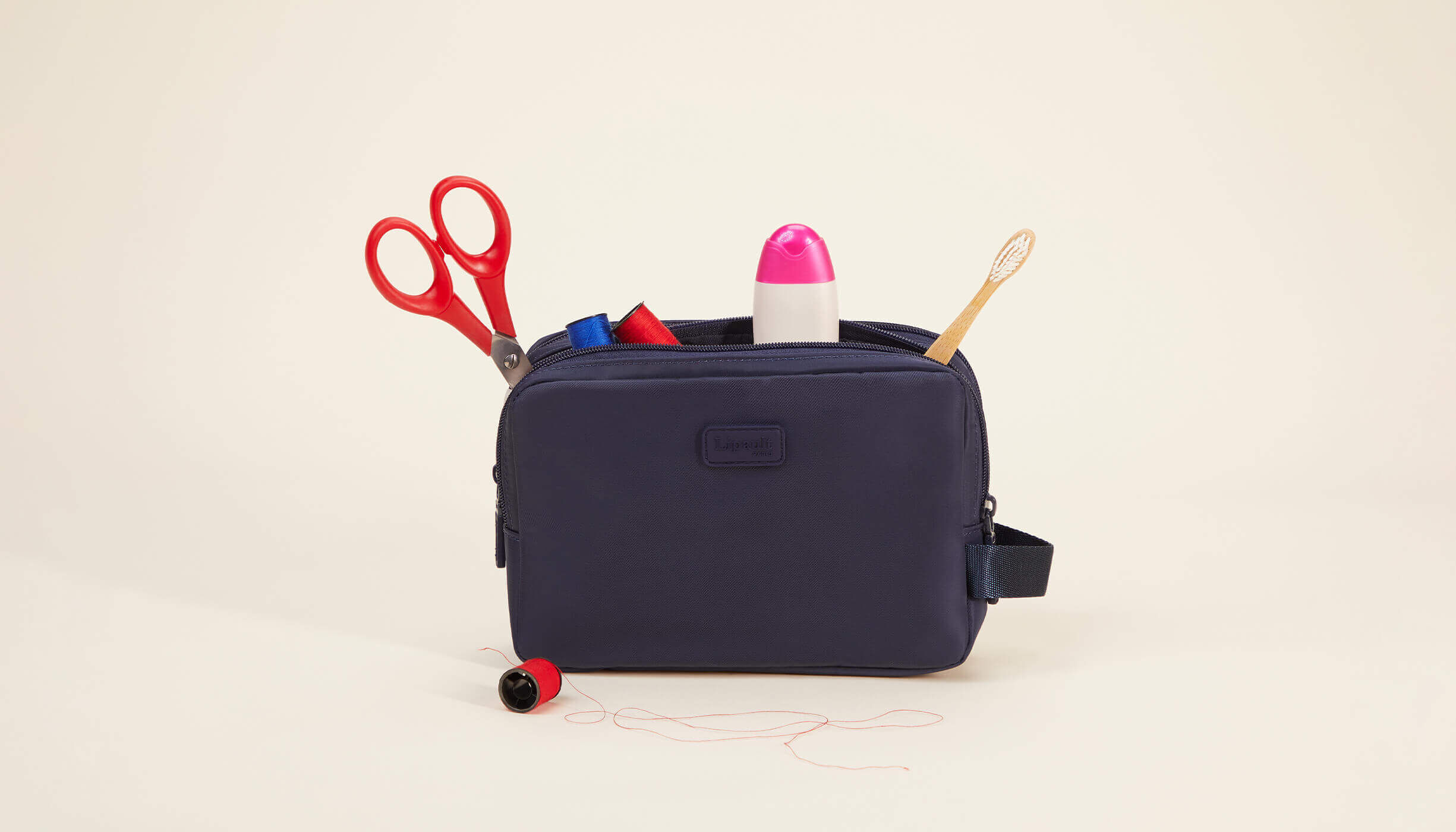City Plume Weekend Bag Blue Lipault France