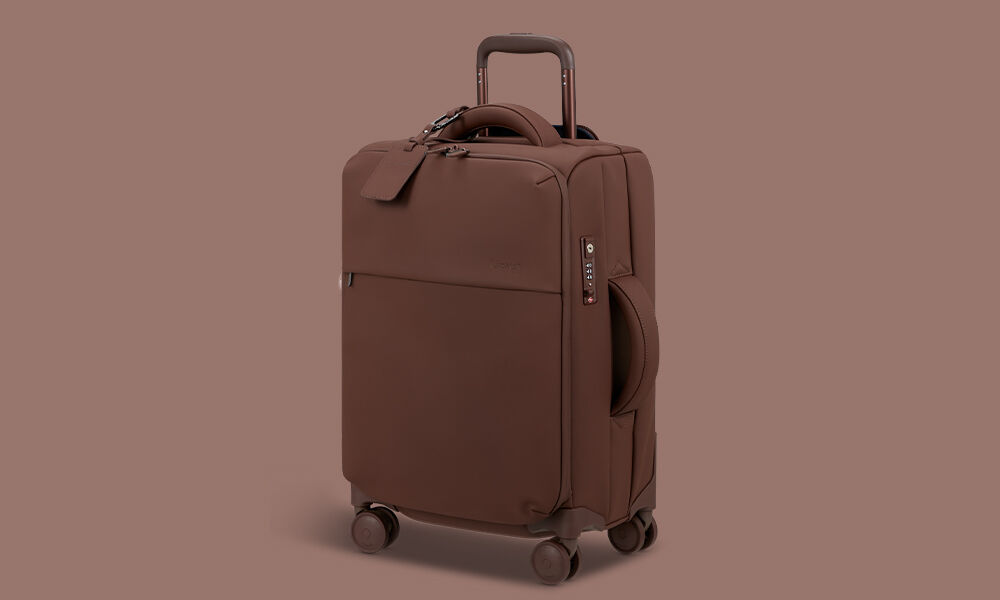 Lost In Berlin Cabin suitcase 55cm Spiced Mocha | Lipault France