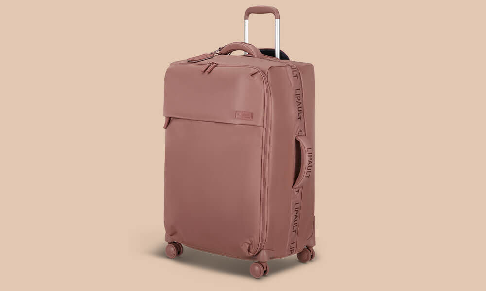 Plume Long trip suitcase 70cm Rosewood | Lipault France