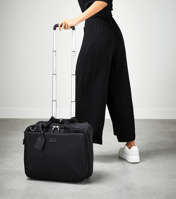 Lipault 4BIZ Rolling Laptop Bag Noir Lipault 4BIZ Rolling Laptop Bag Noir
