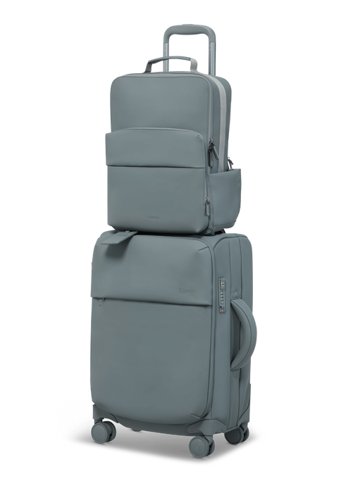 Lipault Lost In Berlin Lifetrotter Backpack  Cement Storm Lipault Lost In Berlin Lifetrotter Backpack  Cement Storm