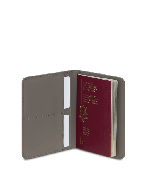 Lipault Lost In Berlin Passport cover  Ash Stone Lipault Lost In Berlin Passport cover  Ash Stone