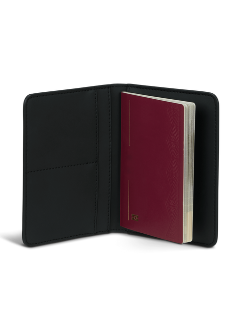 Lipault Lost In Berlin Passport cover Black Lipault Lost In Berlin Passport cover Black