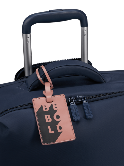 Lipault Lipault Travel Accessories Luggage Tag Be Bold  Rosewood Lipault Lipault Travel Accessories Luggage Tag Be Bold  Rosewood