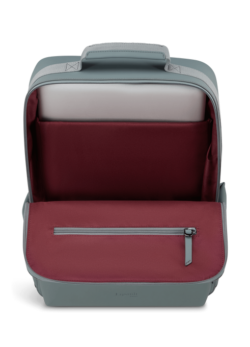 Lipault Lost In Berlin Lifetrotter Backpack  Cement Storm Lipault Lost In Berlin Lifetrotter Backpack  Cement Storm