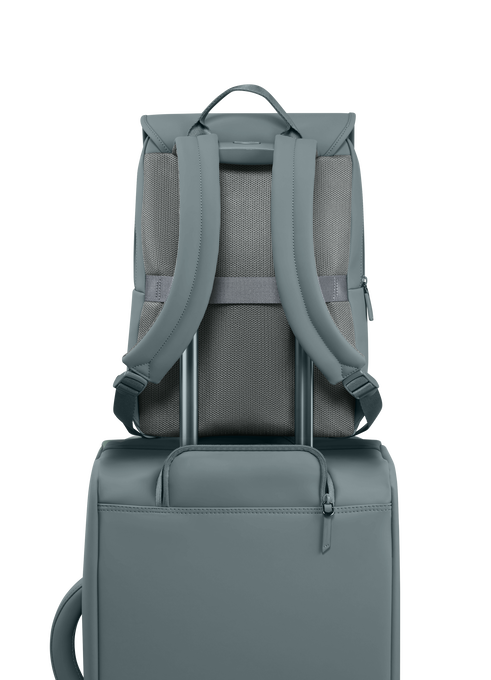 Lipault Lost In Berlin Square Backpack 2.0  Cement Storm Lipault Lost In Berlin Square Backpack 2.0  Cement Storm