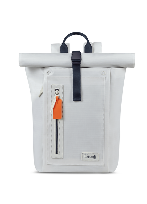 Lipault Lipault Design Lab ROLLTOP BACKPACK  Blanc