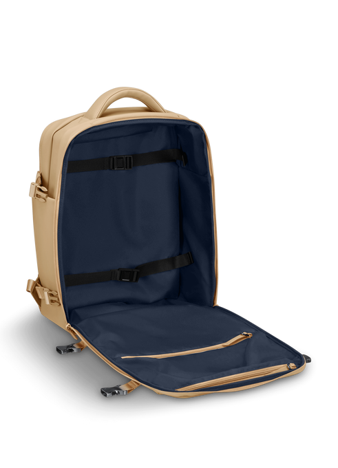 Lipault Lost In Berlin Travel Backpack 2.0  Sandstone