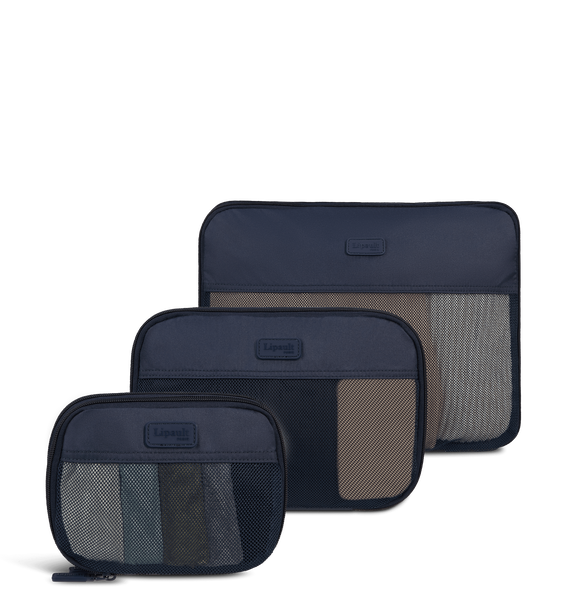 Lipault Travel Accessories Set of 3 compression packing cubes Lipault Travel Accessories Set of 3 compression packing cubes