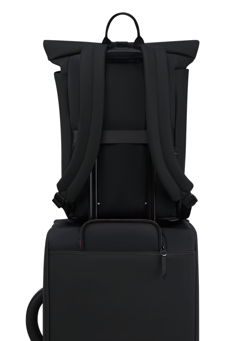 Lipault Lost In Berlin Rolltop Backpack 2.0  Noir Lipault Lost In Berlin Rolltop Backpack 2.0  Noir