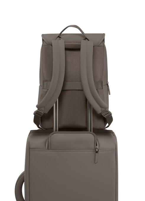 Lipault Lost In Berlin Square Backpack 2.0  Ash Stone Lipault Lost In Berlin Square Backpack 2.0  Ash Stone