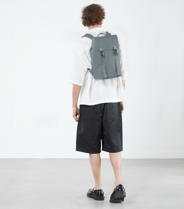 Lipault Lost In Berlin Mini Exile Backpack  Cement Storm Lipault Lost In Berlin Mini Exile Backpack  Cement Storm
