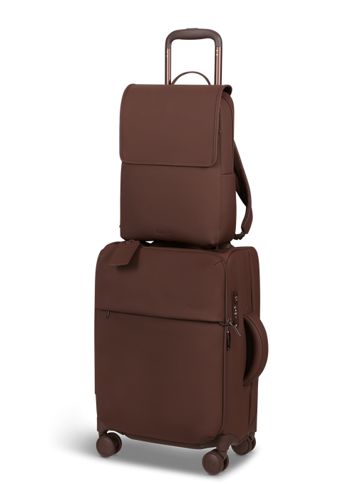 Lipault Lost In Berlin Square Backpack 2.0  Spiced Mocha
