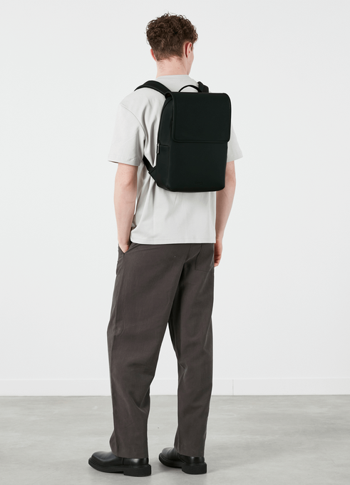 Lipault Lost In Berlin Square Backpack 2.0  Black Lipault Lost In Berlin Square Backpack 2.0  Black