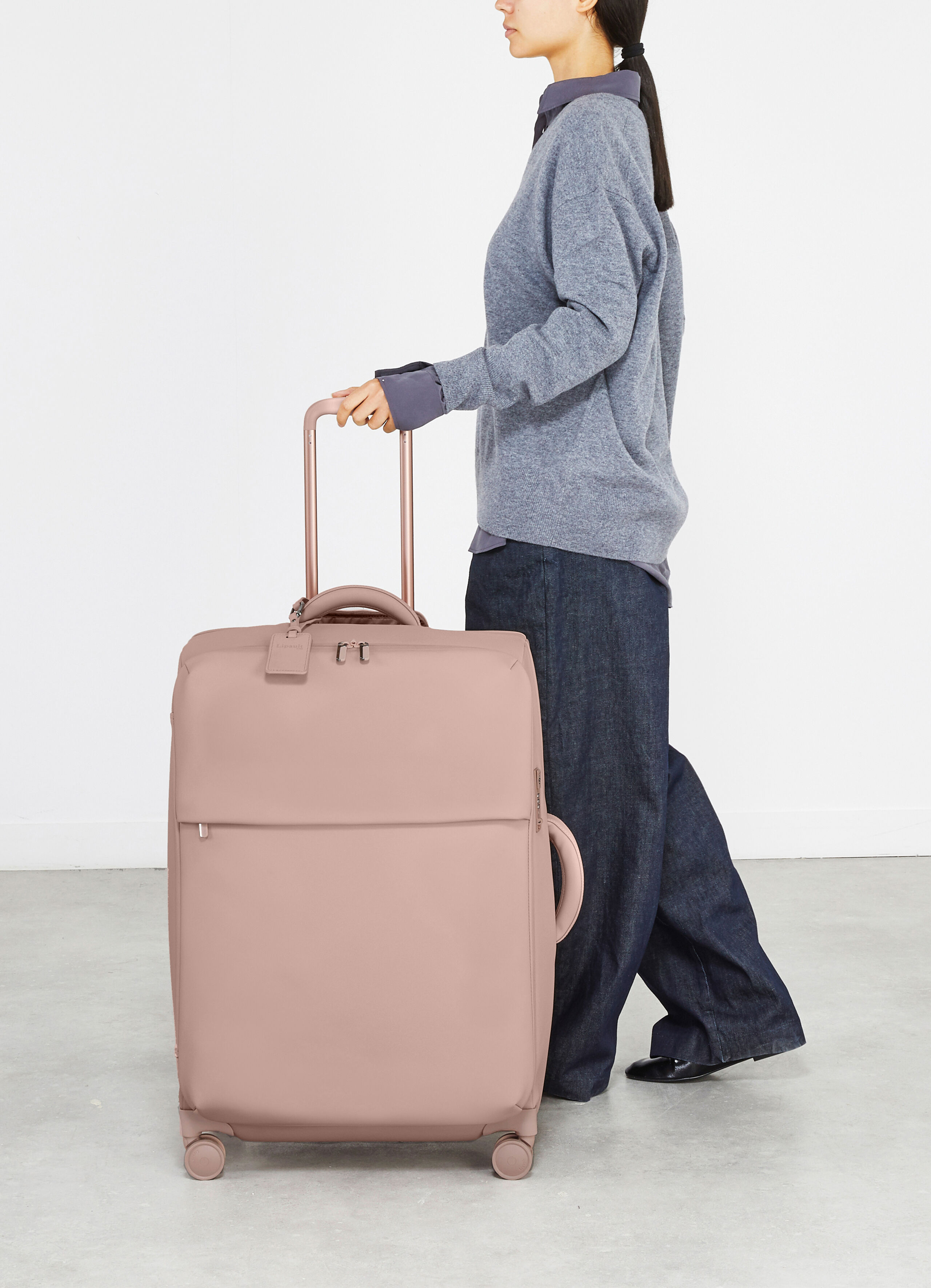 Lost In Berlin Long trip suitcase 72cm Rose Quartz | Lipault France