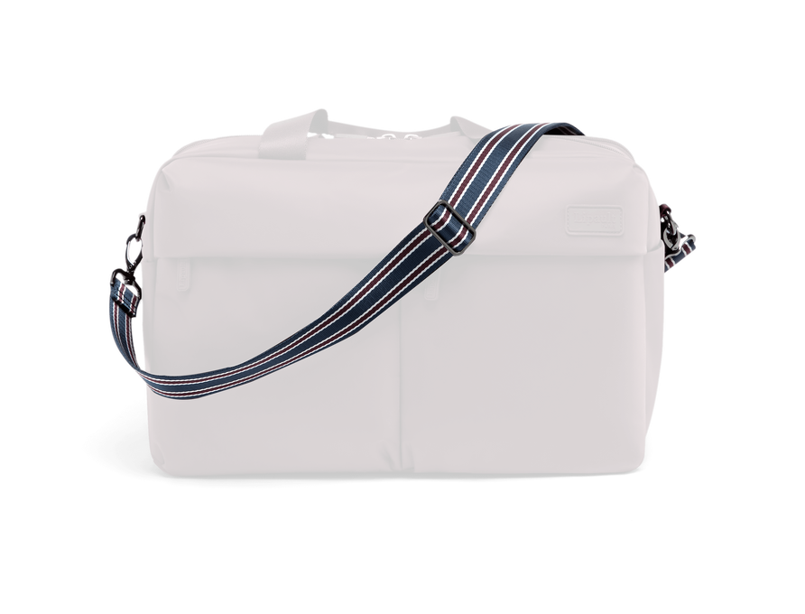 Lipault Plume Accessoires Shoulder Strap  Bordeaux Stripes