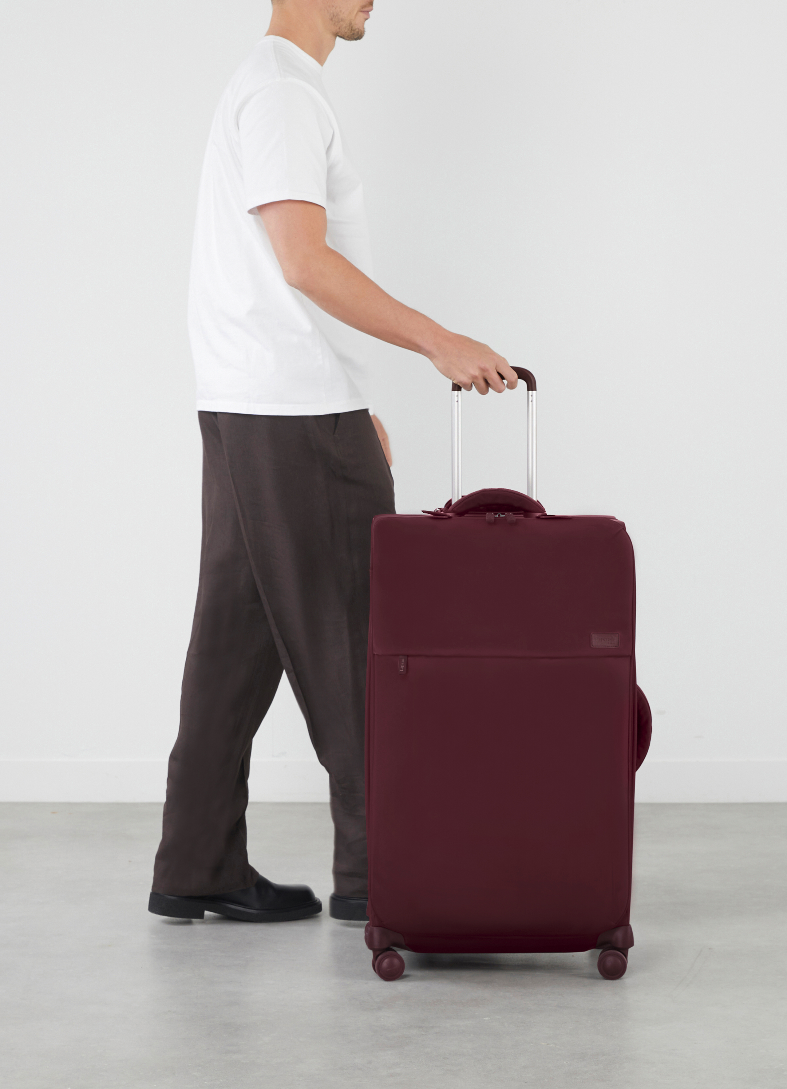 Valise Longue De Voyage Pliable Lipault - Bordeaux - Légère Et étanche - Neuve
