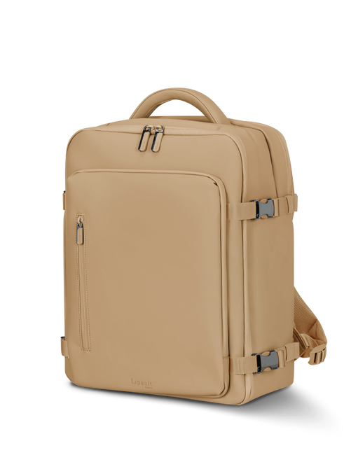 Lipault Lost In Berlin Travel Backpack 2.0  Sandstone