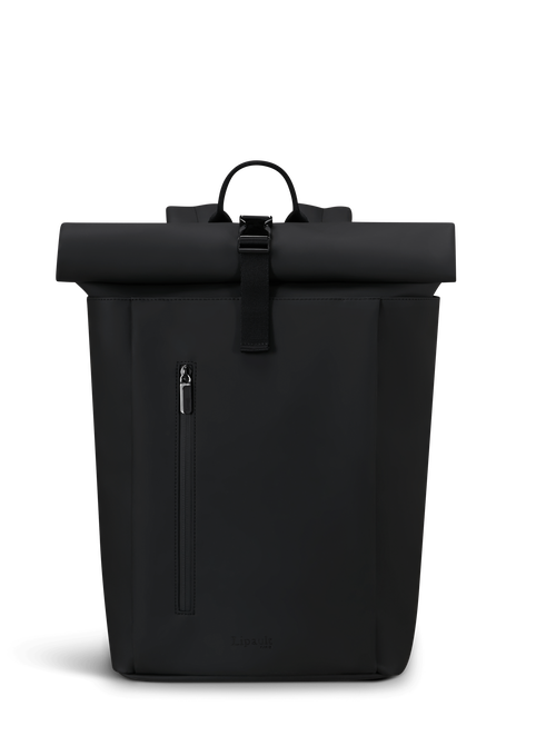 Lipault Lost In Berlin Rolltop Backpack 2.0  Black