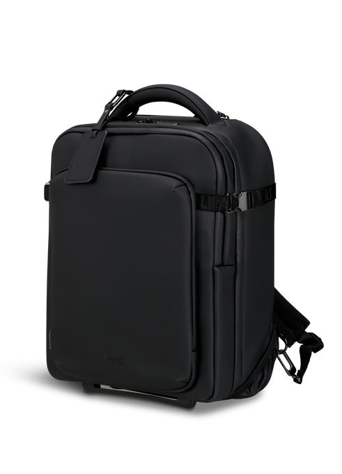 Lipault Lost In Berlin Backpack Pro With Wheels  Black Lipault Lost In Berlin Backpack Pro With Wheels  Black