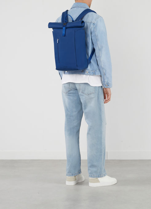 Lipault Lost In Berlin Rolltop Backpack 2.0  Blue Me Away Lipault Lost In Berlin Rolltop Backpack 2.0  Blue Me Away