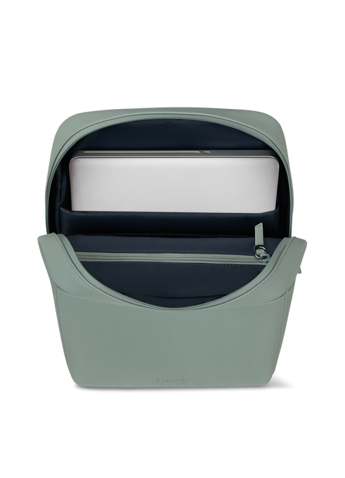 Lipault Lost In Berlin Square Backpack 2.0  Yoga Green Lipault Lost In Berlin Square Backpack 2.0  Yoga Green