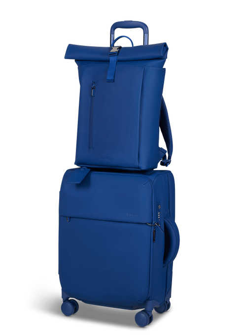 Lipault Lost In Berlin Rolltop Backpack 2.0  Blue Me Away Lipault Lost In Berlin Rolltop Backpack 2.0  Blue Me Away