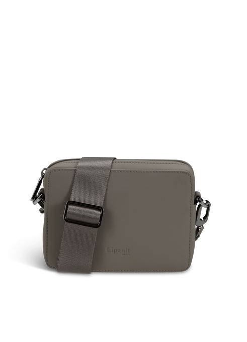 Lipault Lost In Berlin Crossbody Bag - The Box  Ash Stone