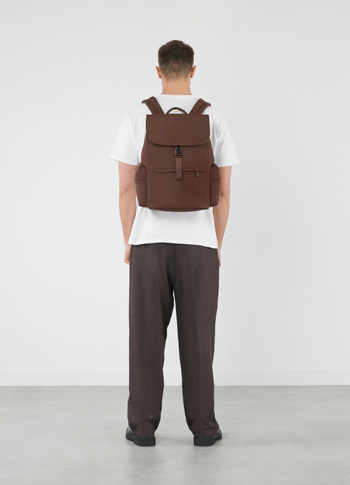 Lipault Lost In Berlin Cargo Backpack 2.0  Spiced Mocha