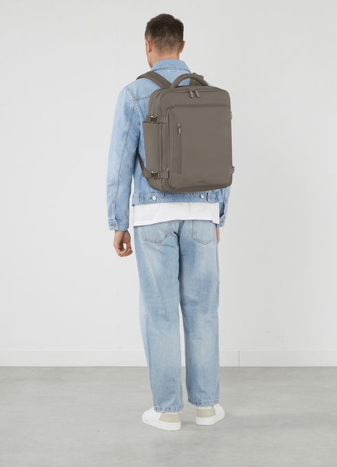 Lipault Lost In Berlin Travel Backpack 2.0  Ash Stone Lipault Lost In Berlin Travel Backpack 2.0  Ash Stone