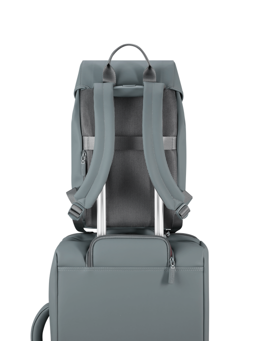 Lipault Lost In Berlin Mini Exile Backpack  Cement Storm Lipault Lost In Berlin Mini Exile Backpack  Cement Storm