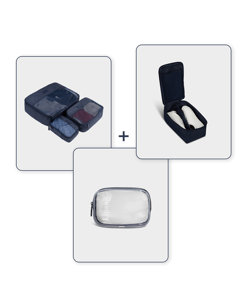 SET TRAVEL ACCESSORIES NAVY SET TRAVEL ACCESSORIES NAVY