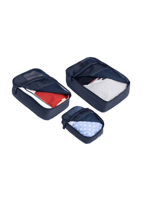 Lipault Lipault Travel Accessories Packing Cube M  Bleu Marine Lipault Lipault Travel Accessories Packing Cube M  Bleu Marine