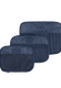 Lipault Lipault Travel Accessories Set Of 3 Packing Cubes  Bleu Marine